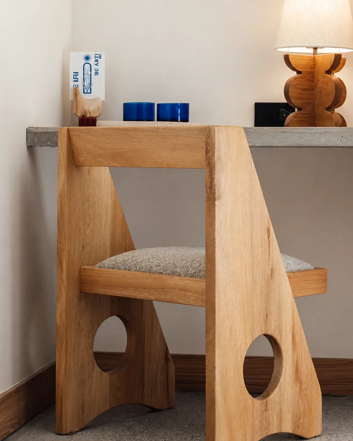 Wooden designer chair